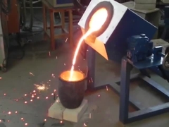 50/60HZ 70kg Hochfrequenz-Induktionsschmelzofen mit einer kostenlosen Garantie von 1 Jahr