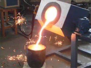 50/60HZ 70kg Hochfrequenz-Induktionsschmelzofen mit einer kostenlosen Garantie von 1 Jahr