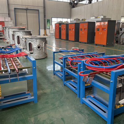 1T 1000kg Eisen-Stahl-Edelstahl-Schmelzofen Elektrische Schmelzmaschine