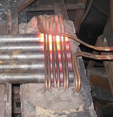 Heizungs-Maschinen-Stahl-Stange der Induktions-160kw/Rollenwarmschmieden-Ofen-Maschine