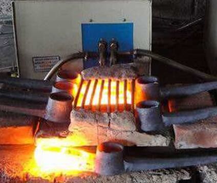 Mittelfrequenzheizungs-Maschinen-Stahl Rod Forge der induktions-50KW